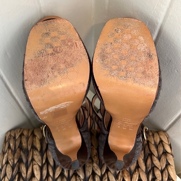 Anthropologie Luisa Barcelos Peep Toe platform heels - Picture 11 of 11